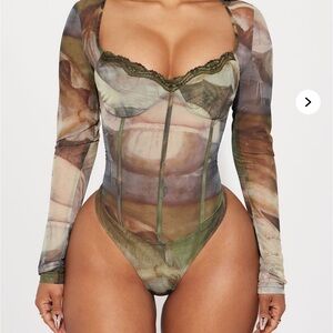 Women's Multicolor Bodysuit